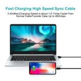  Cáp sạc iPhone MFI CHOETECH IP0027 Fast Charge Lightning Cable 1.8m (Apple MFi Certified, USB-A to Lightning Fast Charge  Data Cable) 