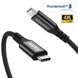  Cáp C to C ThunderBolt3 Choetech XCC-1007 Fast Charge & USB3.1 Gen2 Data Cable (10Gbps USB-C 3.1 Gen2, PD100W , 4K@60Hz Video Thunderbolt3 Support) 