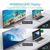  Cáp chuyển C to HDMI2.0 Choetech XCH-1803 xuất Video 4K@60Hz cho Laptop/Macbook/iPad/Tablet/Smartphone (XCH 1803, 1.8m, Type C to HDMI Male, Đầu gập chữ L) 