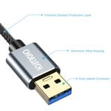  Cáp USB3.0 nối dài, tốc độ cao CHOETECH XAA001 Extension High Speed Data Cable 5Gbps (2M, USB3.0 Male to USB3.0 Female) 