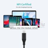  Cáp sạc nhanh Type C to Lightning CHOETECH IP0040 MFI Certified cho iPhone (30W/PD 3.0/1.2m/MFi) 