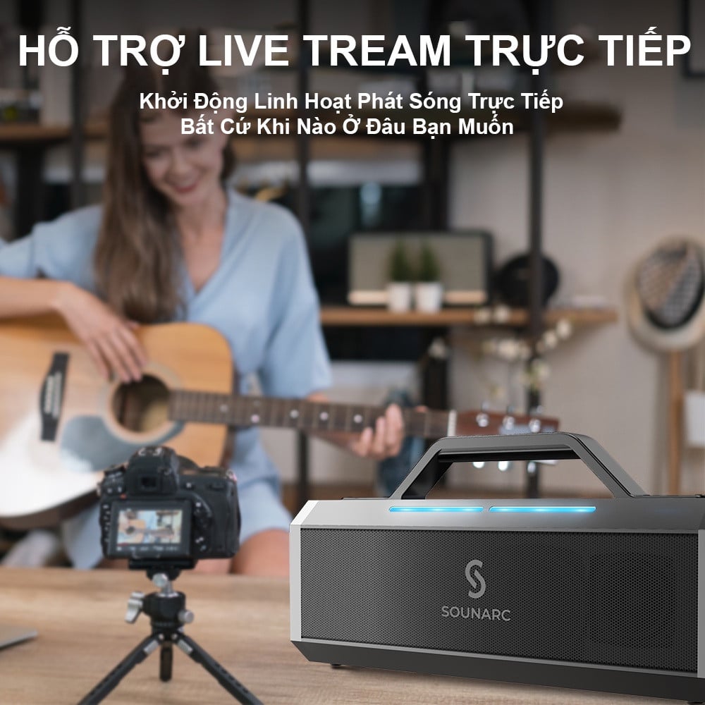 chube Loa SOUNARC K1 Karaoke Party Speaker kháng nước IPX6