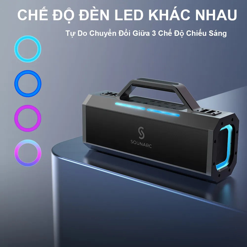 chube Loa SOUNARC K1 Karaoke Party Speaker kháng nước IPX6