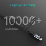  Cáp sạc nhanh, vải dù siêu bền chuẩn MFI Choetech IP0039/IP0041/iP0042 Type C to Lightning PD cho iPhone/iPad (1.2m, MFi Certified Fast Charge Cable) 