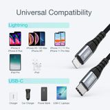  Cáp sạc nhanh, vải dù siêu bền chuẩn MFI Choetech IP0039/IP0041/iP0042 Type C to Lightning PD cho iPhone/iPad (1.2m, MFi Certified Fast Charge Cable) 