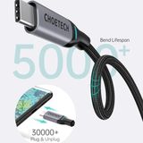  Cáp sạc nhanh Choetech XCC-1002 Type C to Type C Fast Charge Cable PD 100W (1.8m, Cáp vải dù) 