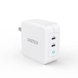  Củ sạc nhanh 2 cổng Type C Choetech PD6008 GaN Charger PD100W (Dual Type C Quick Charger) 