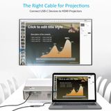  Cáp chuyển Type C to HDMI 2.0 Choetech H12 4K Adapter (USB-C to HDMI 4K@60Hz Adapter for Macbook/Laptop, iPad Pro/Tablet, Smartphone) 