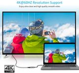  Cáp chuyển Type C to HDMI 2.0 Choetech H12 4K Adapter (USB-C to HDMI 4K@60Hz Adapter for Macbook/Laptop, iPad Pro/Tablet, Smartphone) 