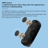  Loa Bluetooth di động NowGo F8 Ultra Bass 40W (Bluetooth v5.3, 12H, tặng kèm 1 Micro Karaoke, DSP/ iPX6/TF Card/RGB) 