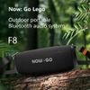  Loa Bluetooth di động NowGo F8 Ultra Bass 40W (Bluetooth v5.3, 12H, tặng kèm 1 Micro Karaoke, DSP/ iPX6/TF Card/RGB) 