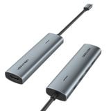  HUB Mở Rộng Đa Năng 5-in-1 VENTION TGG (Type C to 1*HDMI 4K@30Hz, 3*USB3.0 5Gbps, 1*Type-C PD 100W) 