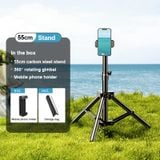  Tripod cho điện thoại RTAKO ZJ-ZB01/ZB03 Matte Finish Carbon Steel Tripod (55cm/2.1m) 