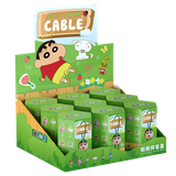  Cáp Sạc Nhanh C to Lightning ROCK Crayon Shinchan Classic Character 27W (3A, 30cm, 480Mbps, 9 Cái/Hộp) 