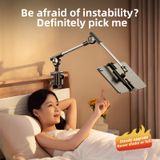  Đế giữ Điện thoại - iPad dạng kẹp RTAKO ZM-050 360°Dual Turbo Auto-Lock Lazy Bracket (Up to 13 inch) 
