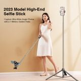  Tripod cho điện thoại RTAKO Q05/ZP220/ZP220-Pro Ultra-Wide Angle Selfie Stick (1.8m/2.1m, With Bluetooth Remote) 