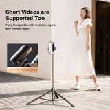  Tripod cho điện thoại RTAKO Q05/ZP220/ZP220-Pro Ultra-Wide Angle Selfie Stick (1.8m/2.1m, With Bluetooth Remote) 