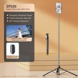  Tripod cho điện thoại RTAKO Q05/ZP220/ZP220-Pro Ultra-Wide Angle Selfie Stick (1.8m/2.1m, With Bluetooth Remote) 