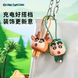  Cáp Sạc Nhanh C to Lightning ROCK Crayon Shinchan Classic Character 27W (3A, 30cm, 480Mbps, 9 Cái/Hộp) 