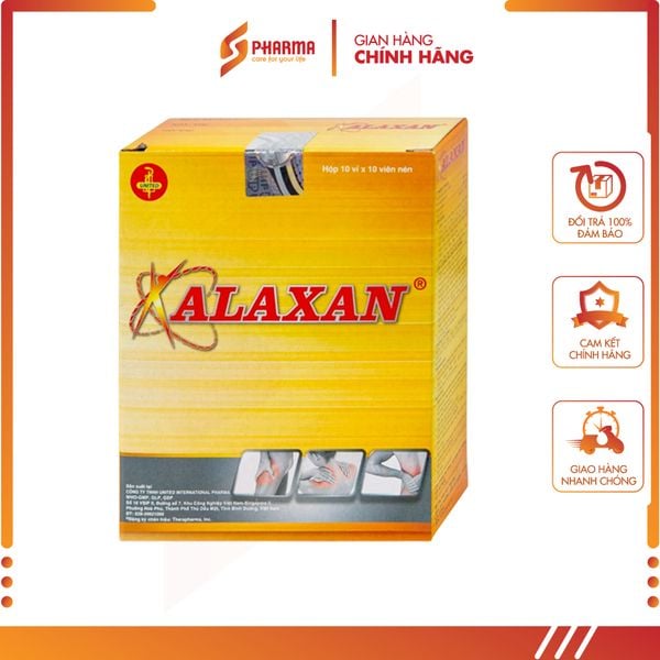  ALAXAN – Giảm đau không opioid & hạ sốt – United International Pharma [Việt Nam] – Hộp 10 vỉ x 10 viên 