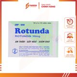  Rotunda 30mg – Hỗ trợ mất ngủ – Dopharma [Việt Nam] – 1 vỉ x 10 viên 
