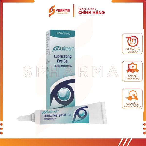  OCUFRESH LUBRICATING EYE GEL – Hỗ trợ bảo vệ và dưỡng ẩm mắt – Blumont Healthcare Ltd [UK] – Tuýp x 10g 