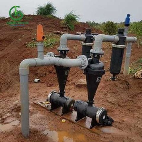  Bộ lọc tách cát phi 90 - Hydrocyclone 