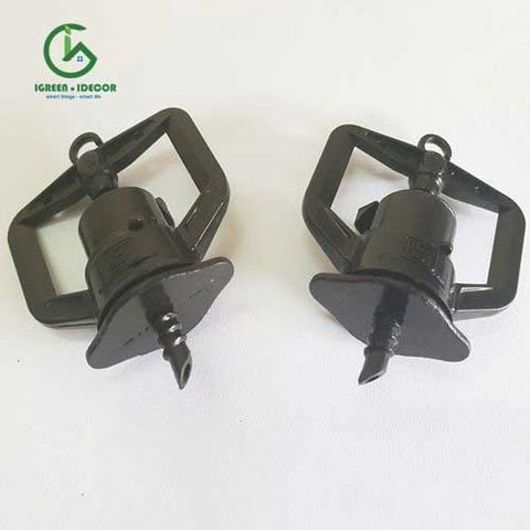  Béc tưới gốc bẻ gờ chỉnh bán kính 150 lít - AQ206HT đen 