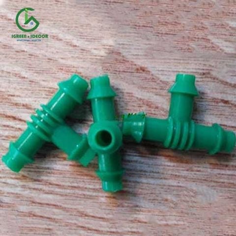 Chữ tê xanh chia ống dẻo 6mm Percent - Việt An Nông