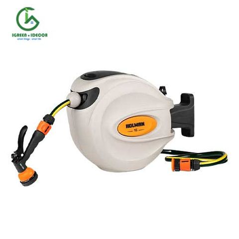  Cuộn ống tưới vườn thu dây tự động 15m Holman - Úc 