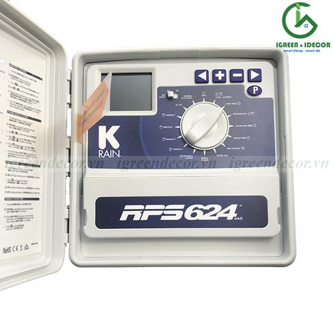 Hộp điều khiển van điện từ tưới tự động RPS-624 Krain – Mỹ 