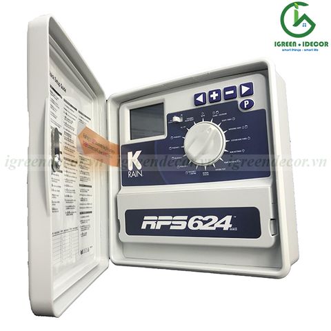  Hộp điều khiển van điện từ tưới tự động RPS-624 Krain – Mỹ 