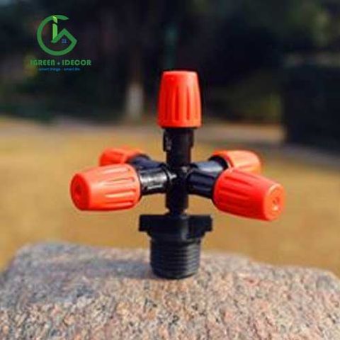  Béc tưới phun sương năm hướng màu cam 