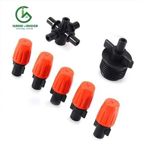  Béc tưới phun sương năm hướng màu cam 