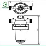  Bộ lọc lưới phi 60m AQ124T - Ấn Độ 