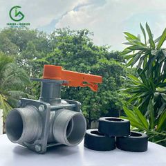 Van bi 3 ngã cao cấp dạng ren ngoài 60mm, 90mm - Ấn Độ