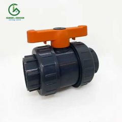 Van cầu rắc co 2 đầu trơn dán ống uPVC 60mm Ấn Độ