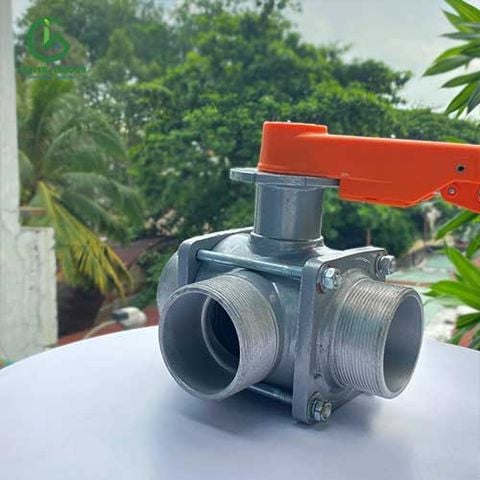  Van bi 3 ngã cao cấp dạng ren ngoài 60mm, 90mm - Ấn Độ 