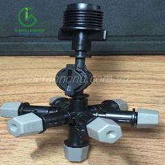 Béc tưới phun sương 7 hướng có van áp Percent - Việt An Nông