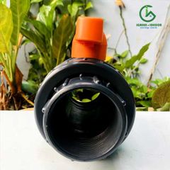 Van cầu rắc co hai đầu ren phi 76mm - Ấn Độ