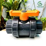  Van cầu rắc co hai đầu ren phi 76mm - Ấn Độ 