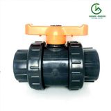  Van cầu rắc co hai đầu ren phi 76mm - Ấn Độ 