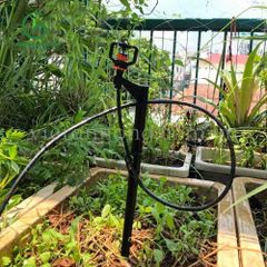 Béc tưới gốc bẻ gờ chỉnh bán kính 95 lít - AQ206HT cam