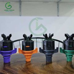 Béc tưới cây rẻ quạt 4 tia 27mm 950 lít không điểm mù AQ230 (Robin) – Ấn Độ
