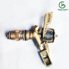 Vòi tưới cỏ sân vườn bằng đồng nguyên chất ren 21mm