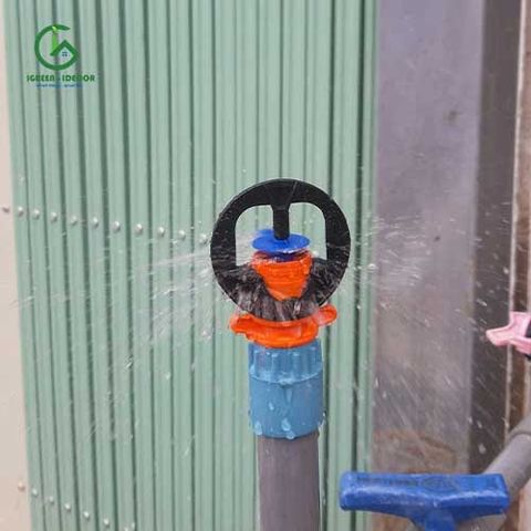  Béc tưới gốc phun mưa điều chỉnh bán kính AQ205 – 2ST ren ngoài 17mm – Ấn Độ 