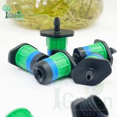 Béc Phun Xoè Có Bù Áp Tưới Gốc 55 Lít Trên Giờ Gắn Ống 6mm