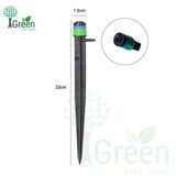  Béc Phun Xoè Có Bù Áp Tưới Gốc 55 Lít Trên Giờ Gắn Ống 6mm 