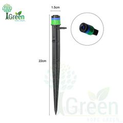 Béc Phun Xoè Có Bù Áp Tưới Gốc 55 Lít Trên Giờ Gắn Ống 6mm