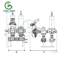 Bộ lọc đĩa tưới cây tự động 3”x2 AQ586-I(70) – Ấn Độ